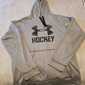 Under Armour Light Gray Hockey Hoodie